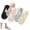 Multicolor, variant on Invisible Slip Socks Heel Grip Non Slip Sock for Indoor 6 Pairs No Show Liner Socks for Sneake for Office Indoor Balck White