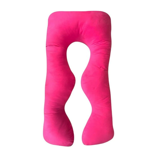Almohada para maternidad suave rosa blitz tipo Hamster Lunics Almohada para Embarazo
