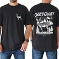 thumbnail image 4 of Men’s Christian Deer Hunting Double-Sided T-Shirt – Bible Verse Jesus Tee, Baptism Gift for Hunters, Faith Outdoor Graphic Shirt, 4 of 7
