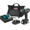 Makita XFD15RB 18V LXT Brushless Sub-Compact Lithium-Ion 1/2 in. Cordless Drill-Driver Kit with 2 Batteries (2 Ah)