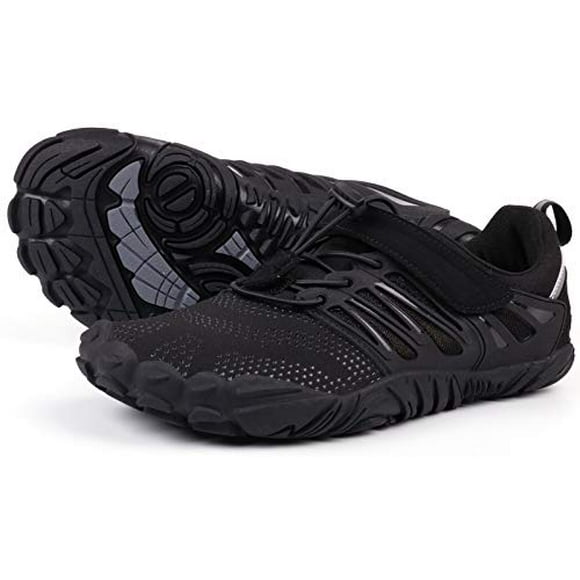 Joomra Women s Trail Running Minimal Shoes Marathon Cross Trainer Size 7.5-8 Trekking Toes Sports Ladies Hiking Workout Sneakers Barefoot Walking Footwear Black 38