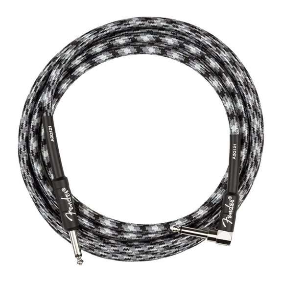 Fender 10-Foot Professional Instrument Cable, Straight-Angled, Winter Camo - 1 Pack