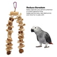 thumbnail image 4 of Safe Log ParakeetsChewing Toy Beak Grinding Beak Exercise Toy For Parrots Log Nut Pine Cone Corn Leaf Hanging Bird Cage Toys For Medium Large Birds Nut, 4 of 8