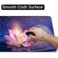 thumbnail image 3 of Desk Mat for Desktop,Extended Gaming Lotus Mouse Pad,Non-Slip Rubber Base Mousepad with Stitched Edges for Office Home Desk Decor,31.5X15.7 Inch, 3 of 6
