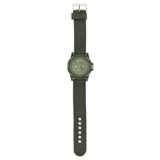 Reloj de pulsera analógico Electrónico Jadeshay estilo militar Verde militar