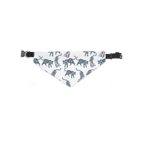 Storybook Grey Tigers Pattern Bandana  -Image by Shutterstock,  Large