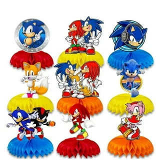  84PCS Sonic Merch Sonic The Hedgehog Party Supplies for Kids -  10 Sonic Candy Bags,12 Sonic Bracelet,12 Sonic Pins,50 Sonic Stickers for  Kids Sonic Birthday Party Supplies Sonic Party Favors 