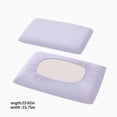 thumbnail image 3 of Cool Feeling Pillowcase Spandex Pillow Cover, Removable & Washable, Portable Disposable Isolation Cover for Lazy Use Purple, 3 of 6