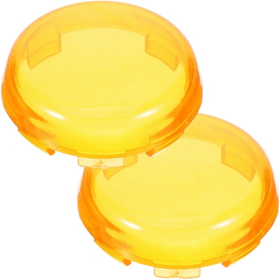 HOMEMAXS  2 Pcs Lenses Housing Turn Signal Cover Motorcycle Grip Covers LED