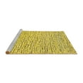 thumbnail image 2 of Ahgly Company Machine Washable Indoor Round Solid Yellow Modern Area Rugs, 8' Round, 2 of 4