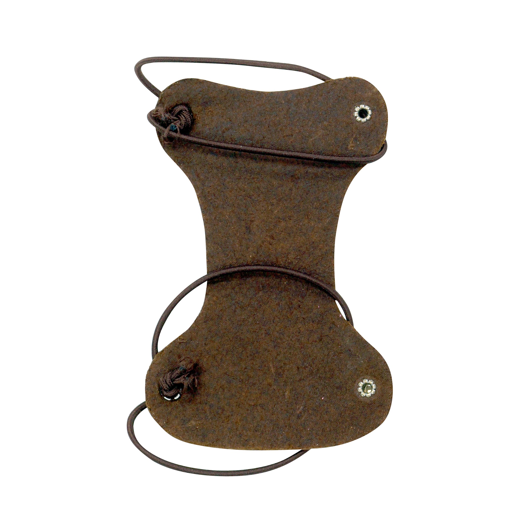 Kids Youth Archery Arm Guard - Brown Leather Long Arm Protection For Ages 8-12