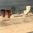 thumbnail image 6 of Clear Acrylic 22"W x 10"D x 9"H 1/2" Thick Deluxe Riser w/ Bumpers, 6 of 7
