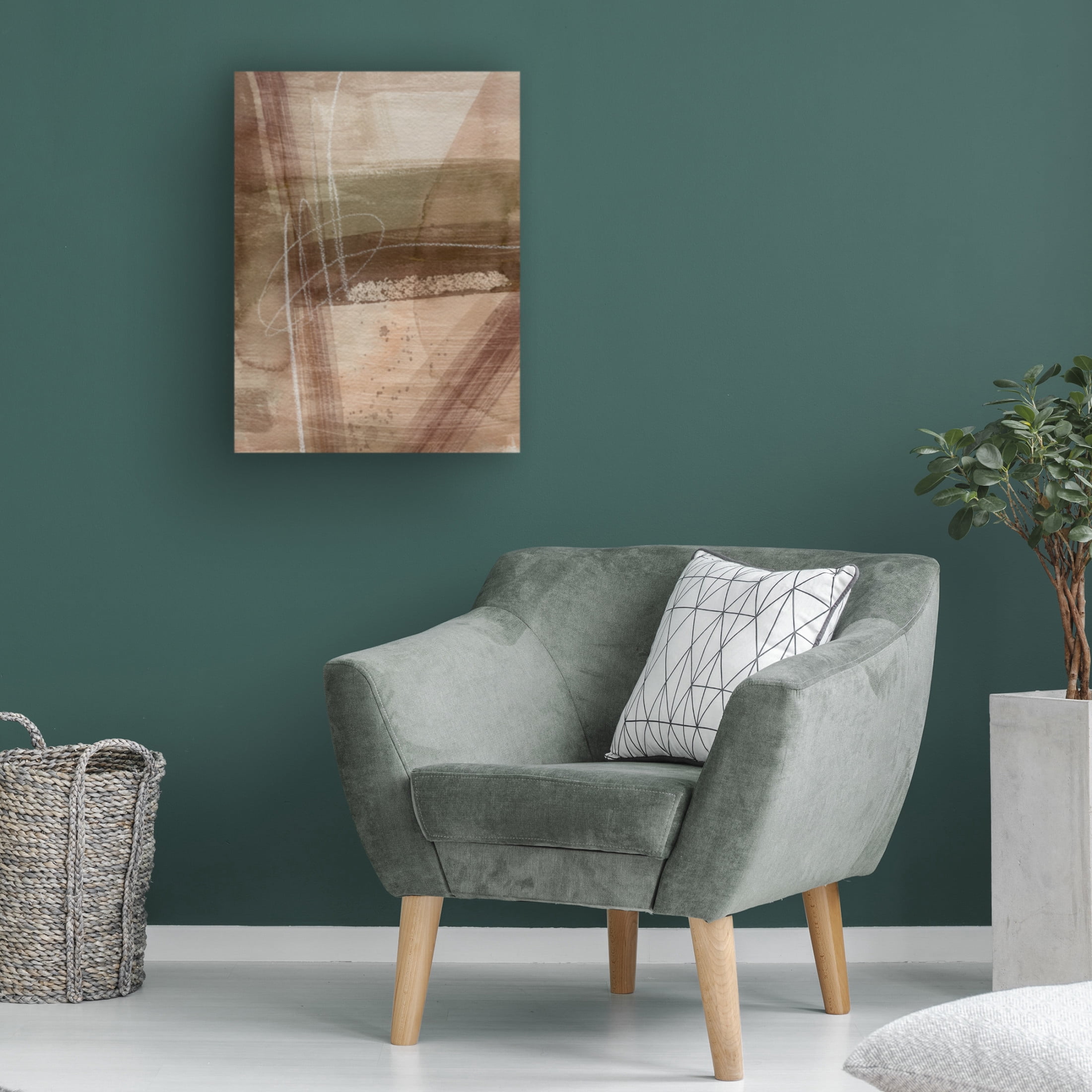 Trademark Fine Art Grace Popp  Peach on Earth I Canvas Wall Art