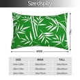 thumbnail image 2 of Disketp Bamboo Throw Pillow Case Cushion Covers,Cushion for Bedroom,Couch,Home-14"x20", 2 of 6