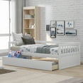 thumbnail image 2 of Multi-color, Sofa Bed with Backrest, Twin Size Daybed with Inseparable 2 Drawers, Suitable for Bedroom or Living Room, Saving Space, 2 of 9
