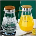 thumbnail image 3 of 1Pc Glass Cold Water Pitcher Juice Pitcher Storage Jug Durable Tea Kettle, 3 of 6