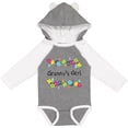 thumbnail image 3 of Inktastic Grannys Girl Bright Flowers Girls Long Sleeve Baby Bodysuit, 3 of 5