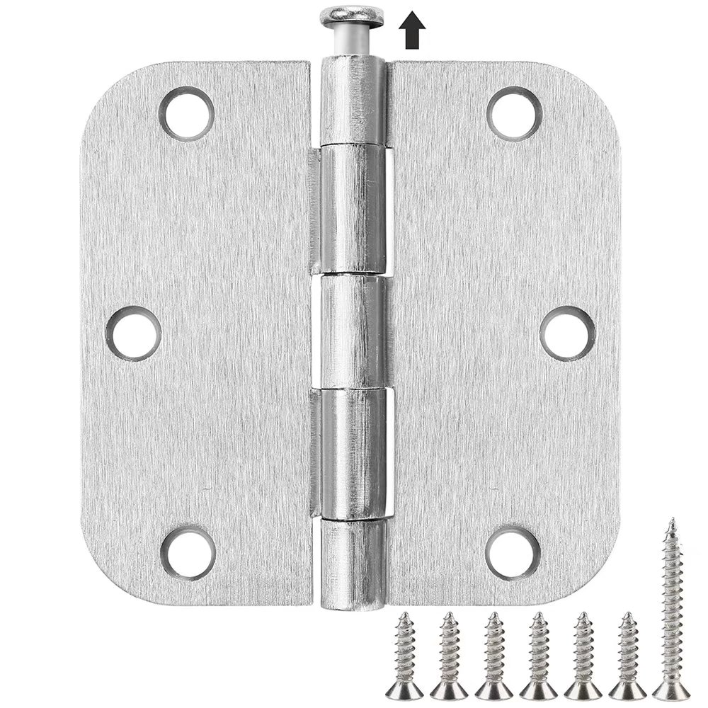 48 Pack Brushed Nickel Door Hinges 3.5 inch Interior Door Hinge 5/8