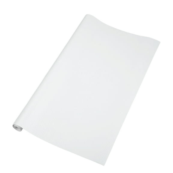 Unique Bargains White Carbon Fiber Pattern Protective Car Wrap Film 1.6ft x 5ft Exterior Interior Vinyl Wrap Cover 5.5mil 1 Pc Universal