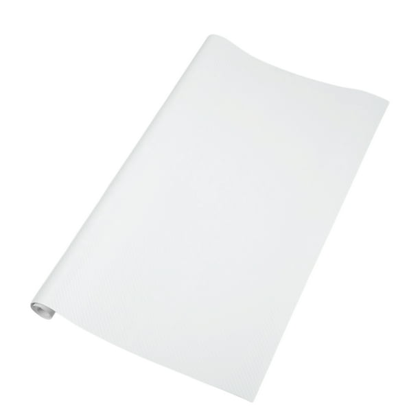 Película de Envoltura Protectora de Fibra de Carbono Blanca de Unique Bargains 2.5ft x 5ft Cubierta de Vinilo Exterior Interior 5.5mil PVC 1 Pc Universal