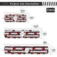 thumbnail image 4 of Coolnut 2 Pack Faucet Mat Splash Guard for Kitchen Sink,Red Ladybugs Striped 30x5 Inch Super Absorbent Microfiber Sink Protector Mat, Kitchen Sink Mat Machine Washable Kitchen Sink Accessories, 4 of 7
