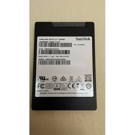 Used SanDisk SD8SB8U-256G X400 256GB 2.5" SATA III Solid State Drive