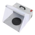 thumbnail image 3 of Airbrush Booth Extractor Filter, Environmental Friendly Airbrush Spray Booth Set Low Noise Turntable Workbench Folding Easy To Carry Low Power  For Toys EU Plug, 3 of 8