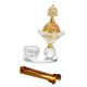 thumbnail image 4 of Glass Arabic Incienso Quemador Soportista de incienso árabe Bakhoor Burner de mesa para el escritorio Oficina de spa Decoración del hogar, 4 of 9