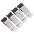 thumbnail image 1 of KAKOWELY Paper Binder Clips 4pcs Metal File Clips Notes Clips Students Paper File Folder Stationary Leather Pen Clip2.76"X0.91"X0.43", 1 of 4