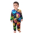 thumbnail image 4 of Uccdo Halloween Matching Family Pajamas Sets Holiday Hooded One-Piece Jumpsuits Pjs Sleepwear For Adult/Kid/Baby, 4 of 5