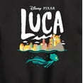 thumbnail image 3 of Luca -  Coastal Sea Monster - Toddler And Youth Crewneck Fleece Sweatshirt, 3 of 5