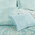 thumbnail image 6 of Home Soft Things 7 Piece Printed Microfiber Quilts Bedspread Set - Mystic - Teal/Turquoise - Queen (90" x 90"), 6 of 9