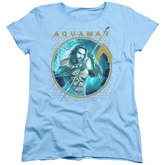Aquaman Movie - Trident Of Neptune - Women's Short Sleeve Shirt - XX-Large