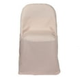 thumbnail image 3 of Your Chair Covers - Polyester Folding Chair Cover Blush for Wedding, Party, Birthday, Patio, etc., 3 of 3