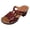 Red, variant on Heels for Women Cutout Retro Pattern Orthopedic Sandals Open Toe Chunky Heeled Slides Casual Slip on Summer Dress Shoes Red Size 9