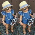 thumbnail image 3 of Été Bambin Enfants Bébé Filles Bébé Vêtements Denim Rompers Combinaisons Tenues, 3 of 4