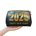 thumbnail image 4 of Xecao 2025 New Year 5 Print Fashion Makeup PVC Bag Large Capacity Travel Cosmetic Bag for Women Organizer Toiletry Clutch, 4 of 8