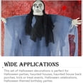 thumbnail image 3 of Naiovety Fantasmas colgantes de Halloween, Control táctil de terror, colgador de espectro de gritos luminosos, accesorios alimentados por batería, Kits de decoración para fiestas Naiovety HA068765-00, 3 of 6