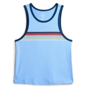 Wonder Nation Boys Chest Stripe Tank Top, Sizes XS-XXL and Husky