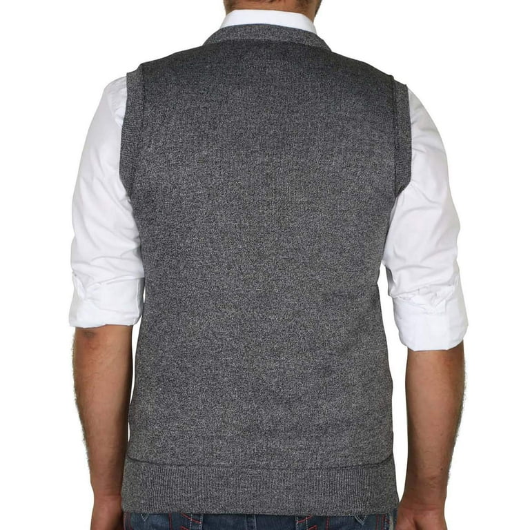 True Rock Men's Argyle V-Neck Sweater Vest