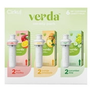 Cirkul Verda Flavor Cartridge Variety Pack, 6-Pack (2 Orange Pineapple, 2 Fruit Medley, 2 Cucumber Lime)