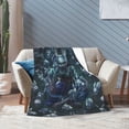 thumbnail image 5 of Dead By Daylight Dbd Bed Blanket Air Conditioner Quilt Ultra Soft Flannel Blanket All Season Fuzzy Blanket Reversible Fluffy Plush Blanket 40"X30", 5 of 7