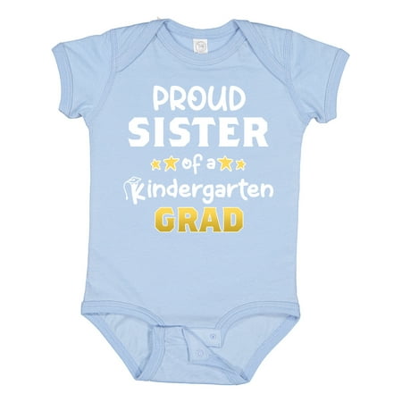 

Inktastic Proud Sister of a Kindergarten Grad Gift Baby Girl Bodysuit