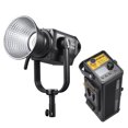 thumbnail image 1 of Lámpara de fotografía Godox M300Bi Professional Studio LED Video Light 330W Fotografía Luz de relleno 2800K-5600K Regulable 21 FX Efectos de iluminación CRI96+ TLCI97+ Montaje Bowens Compatible con ap Maboto Lámpara de fotografía, 1 of 7