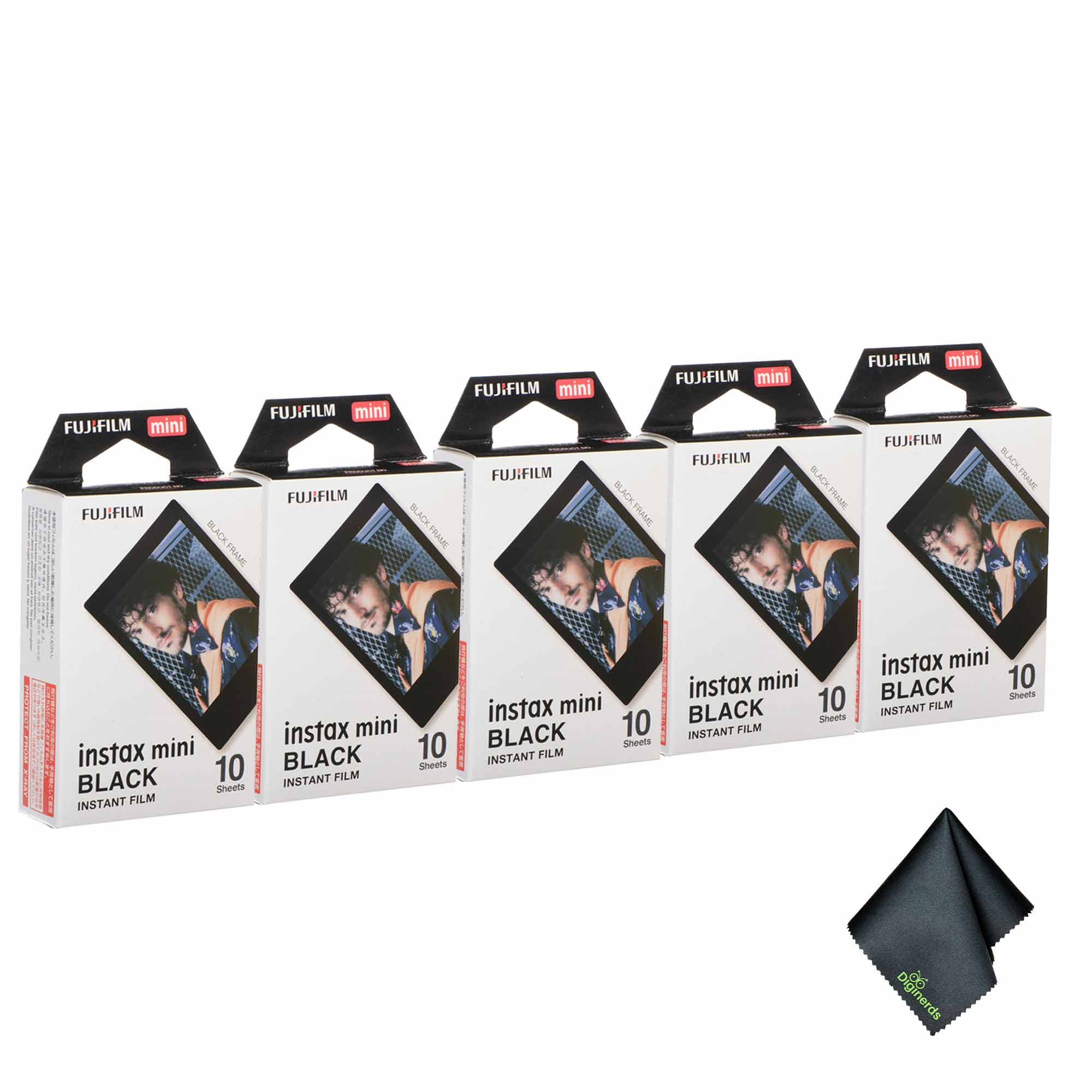 Fujifilm Instax Mini Instant Film, 10 Sheets of 5 Pack x 2