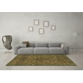 thumbnail image 3 of Ahgly Company Indoor Rectangle Abstract Brown Modern Area Rugs, 5' x 7', 3 of 4