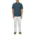 thumbnail image 2 of Cafe Luna Men's and Big Men's Pintuck Short Sleeve Guayabera Shirt, Sizes S-5XL, 2 of 3