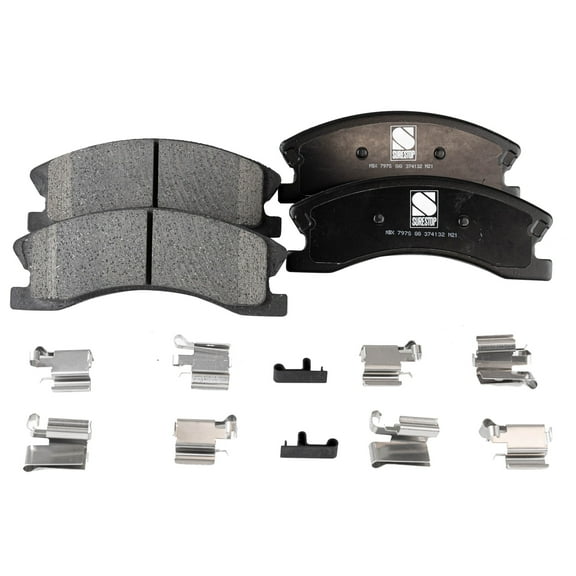 Brake Pad Set Compatible with 1999-2004 Jeep Grand Cherokee 8Cyl 6Cyl 4.7L 4.0L Front