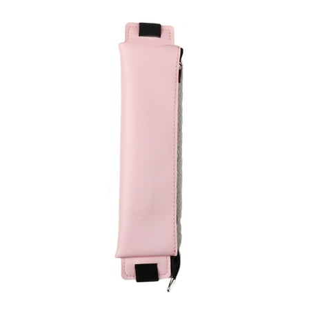 UNTERING PU Leather Pen Holder, Zippered Pencil Holder Pen Sleeve Case with Elastic Bands for Notebook Planner Journal Notepads