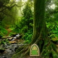 thumbnail image 5 of Fairy Door for Trees Miniature Fairy Garden Outdoor Decor Accessories Yard Art Sculpture Decoration for Kids Room Wall Trees, 5 of 8